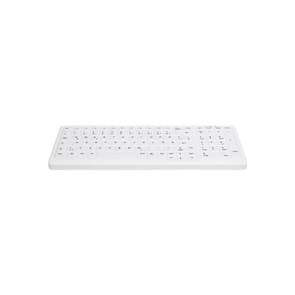 Contour Active Key Tastatur, Kompakt, trådløs hvid