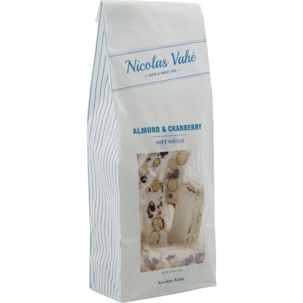 Nicolas Vahé Soft Nougat m. mandel & tranebær 150g