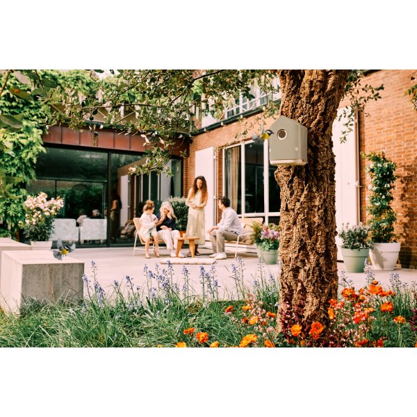 Elho Cosy Fuglehus, 18 cm, mushroom beige