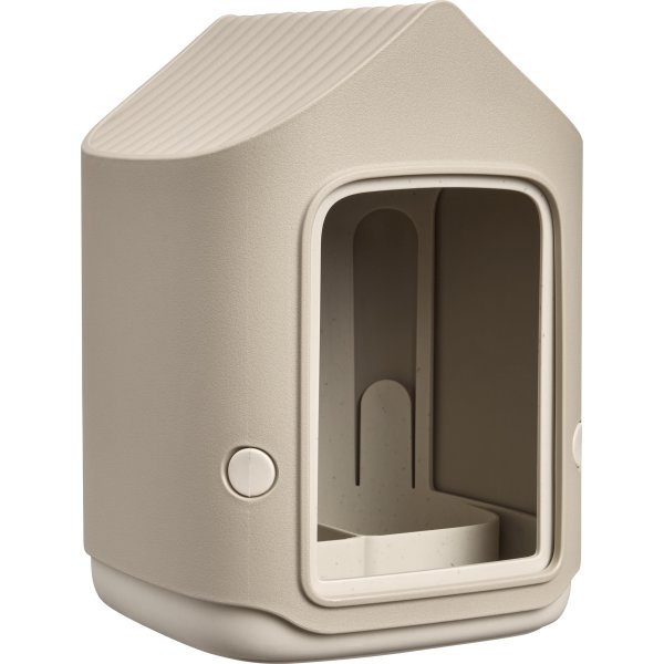 Elho Cosy Fuglefoderhus, 18 cm, mushroom beige