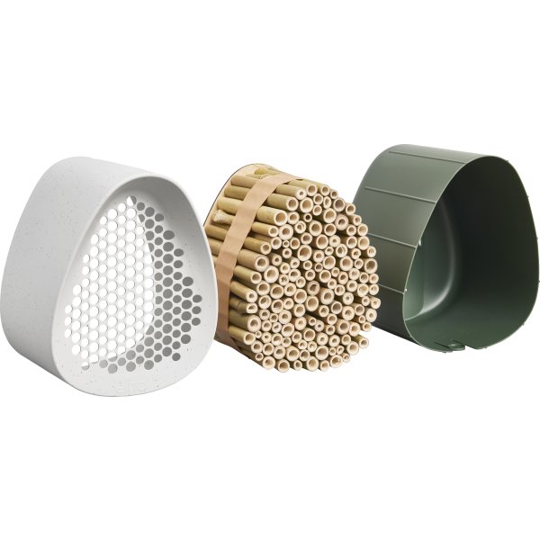 Elho Essential Insekthotel, 18 cm, fibrous grey
