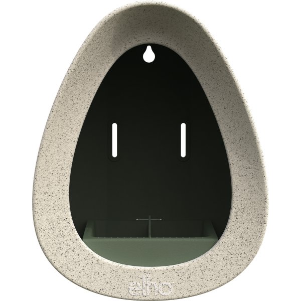 Elho Essential Fuglefoderhus, 18 cm, fibrous grey