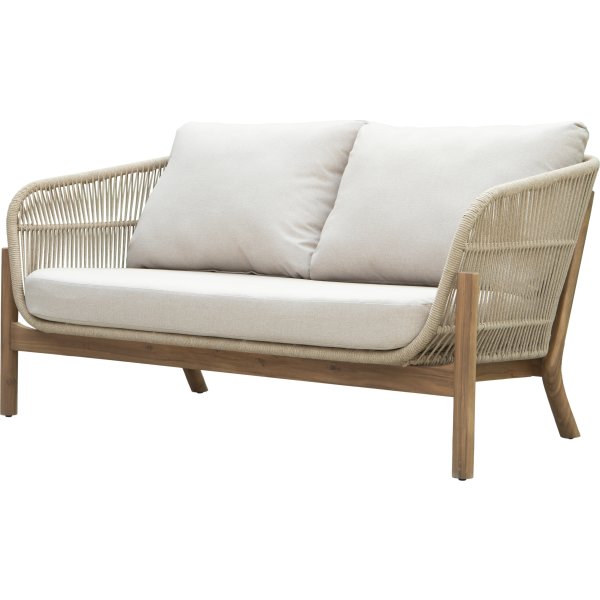 Bali Loungesæt 4 pers. med hynder, akacietræ/natur