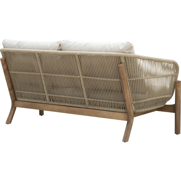 Bali Loungesæt 4 pers. med hynder, akacietræ/natur