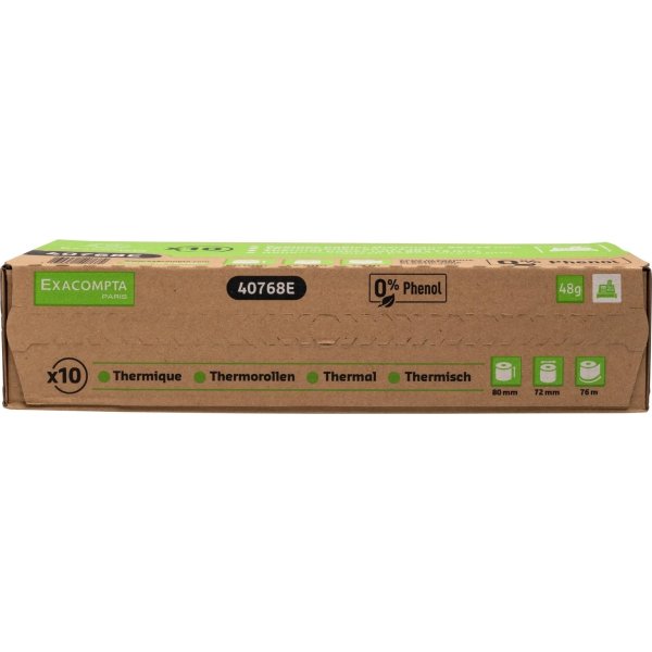 Clairefontaine Termorulle, kasseapp, 80x72mm, 10rl