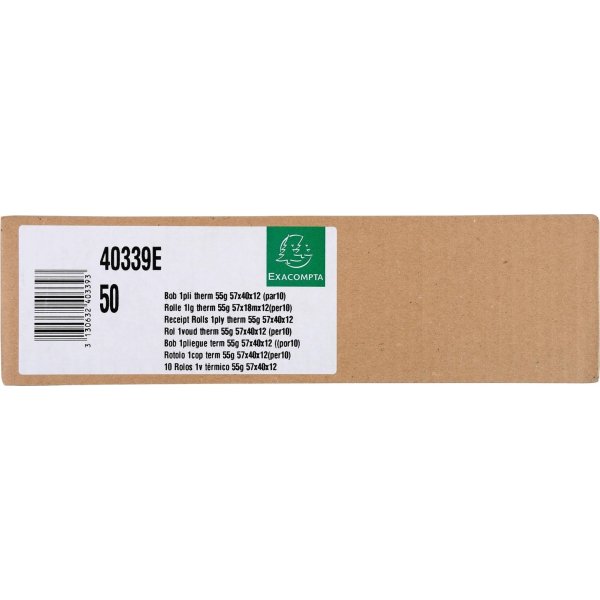 Clairefontaine Termorulle, kreditk., 57x40mm, 10rl