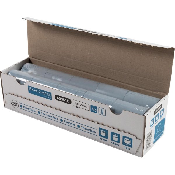 Clairefontaine Termorulle, kreditk., 57x40mm, 20rl