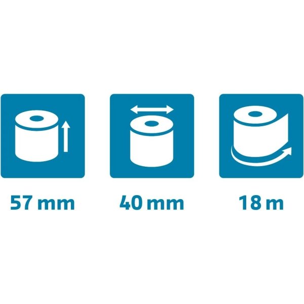 Clairefontaine Termorulle, kreditk., 57x40mm, 20rl