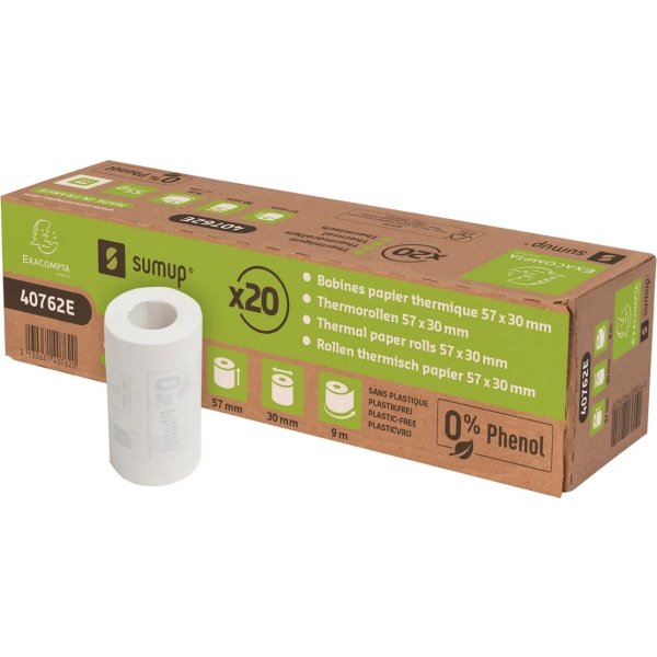 Clairefontaine Termorulle, SumUp, 57x30mm, 20rl