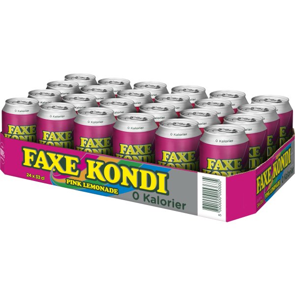 Faxe Kondi Pink Lemonade 0 kalorier 33 cl