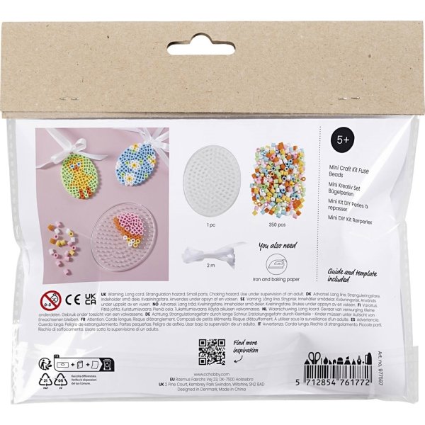 Mini DIY Kit Rørperler | Æg | Ass. Farver