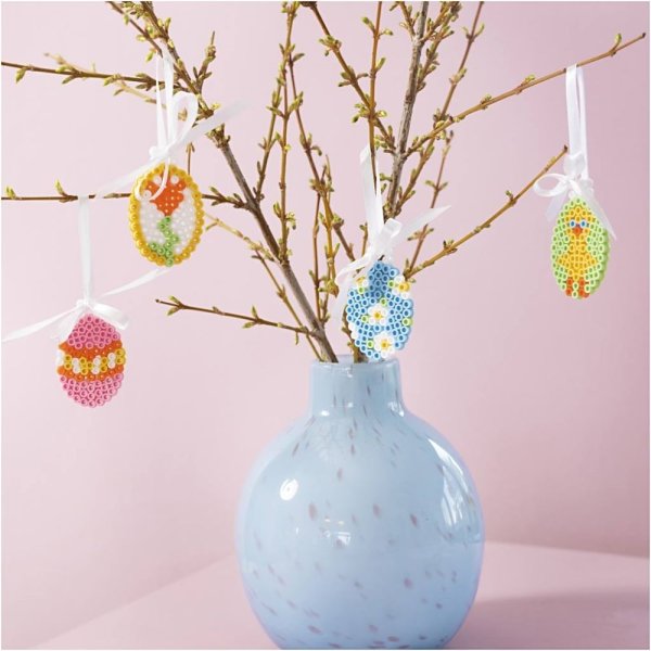 Mini DIY Kit Rørperler | Æg | Ass. Farver