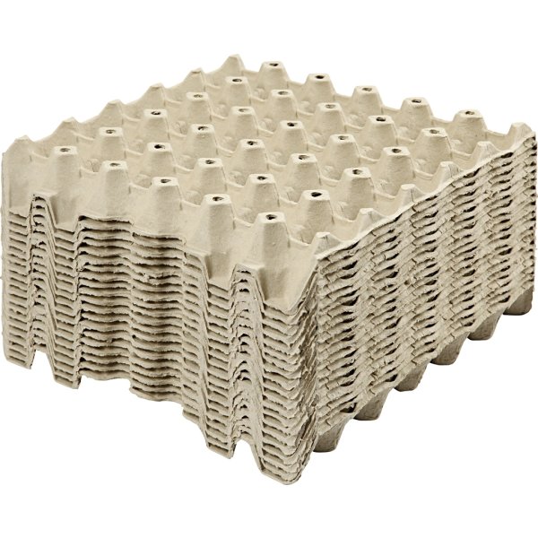 Æggebakker | H: 4 cm, str. 29x29 cm | 20 stk.