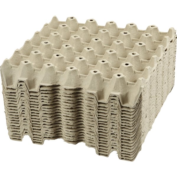 Æggebakker | H: 4 cm, str. 29x29 cm | 20 stk.