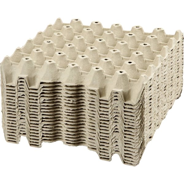 Æggebakker | H: 4 cm, str. 29x29 cm | 20 stk.