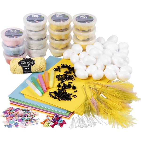 Gruppe DIY Kit Påskekyllinger