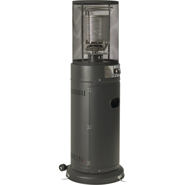 Terrassevarmer Glow, 135 cm, Mat sort