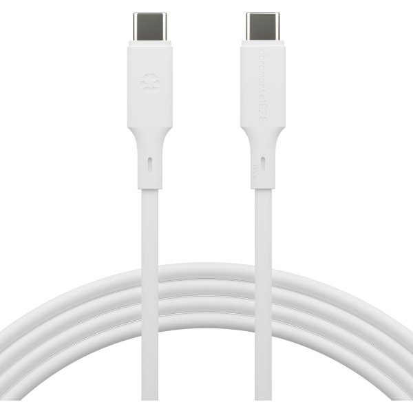 DBRAMANTE USB-C Kabel, 2m, 100W - Hvid
