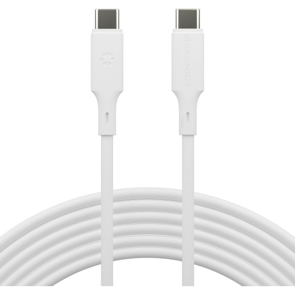 DBRAMANTE USB-C Kabel, 3m, 100W - Hvid