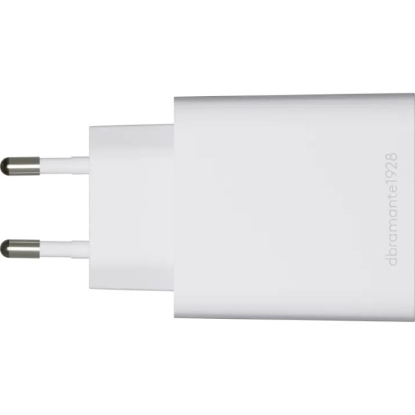 DBRAMANTE1928 Oplader - 2xUSB-C 45W - Hvid