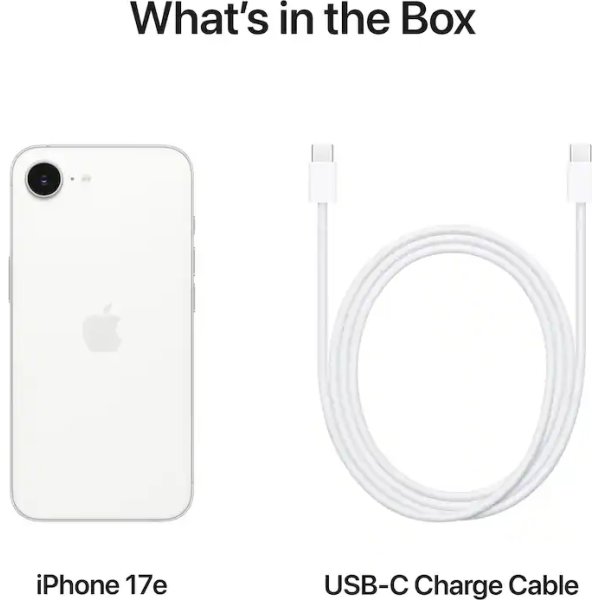 Apple iPhone 17e, 256GB, hvid