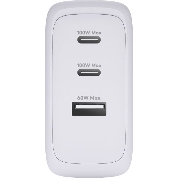DBRAMANTE Vægoplader, 2xUSB-C 100W + 1xUS