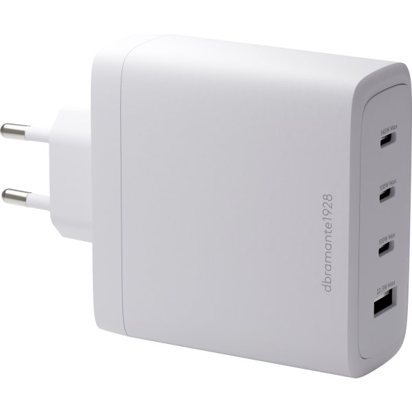 DBRAMANTE1928 Vægoplader - 3xUSB-C 140W + 1xUSB-A