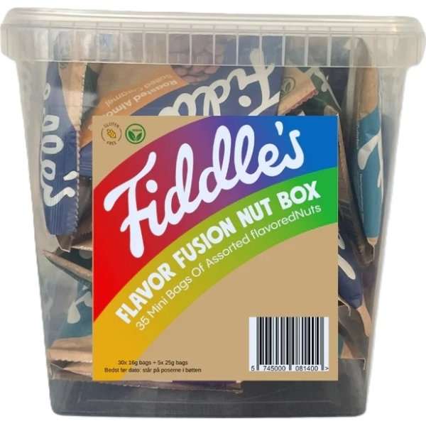 Fiddles Flavor Fusion Nut Box ass, 35 miniposer