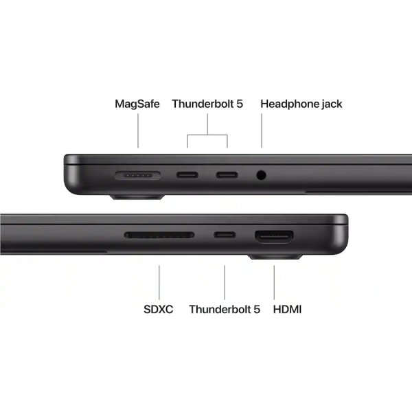 Apple MacBook Pro M5 Pro 14", 24GB, 1TB SSD, sort