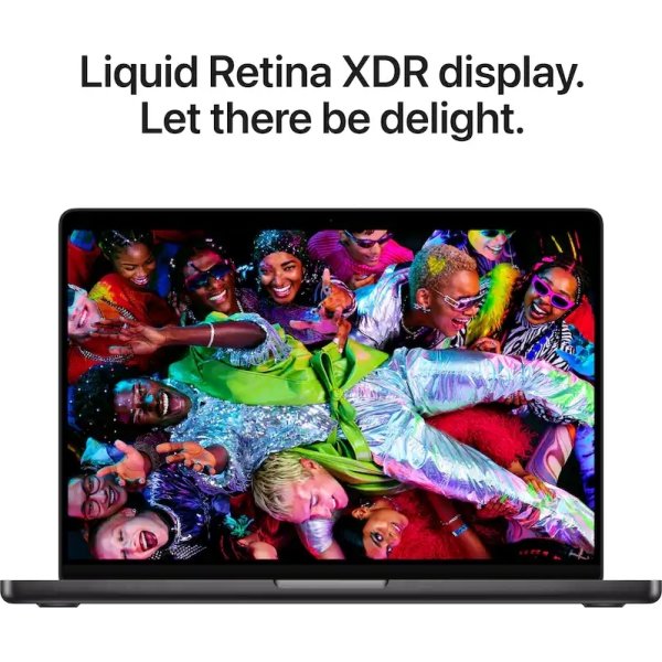 Apple MacBook Pro M5 Max 14", 36GB, 2TB SSD, sort