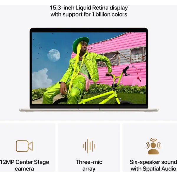 Apple MacBook Air M5 15" 16GB 512GB SSD stjerneskæ