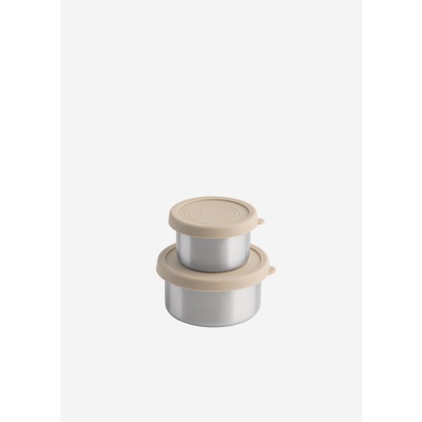 AYA&IDA Snack Containers 100+200 ml,  beige