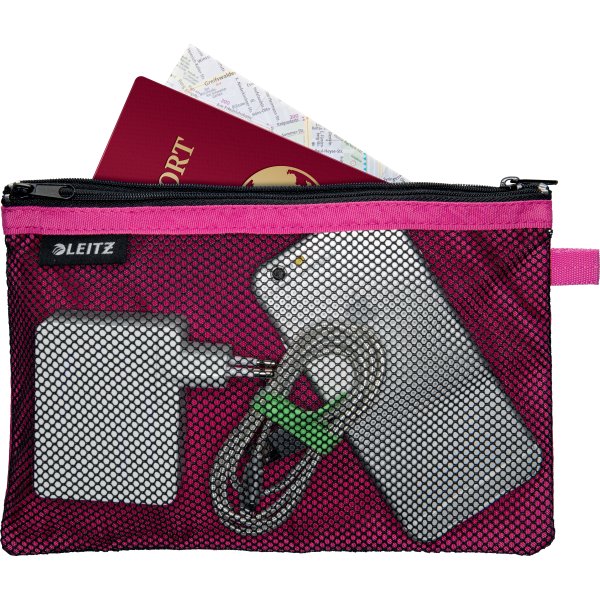 Leitz WOW Lynlåslomme | L | Pink