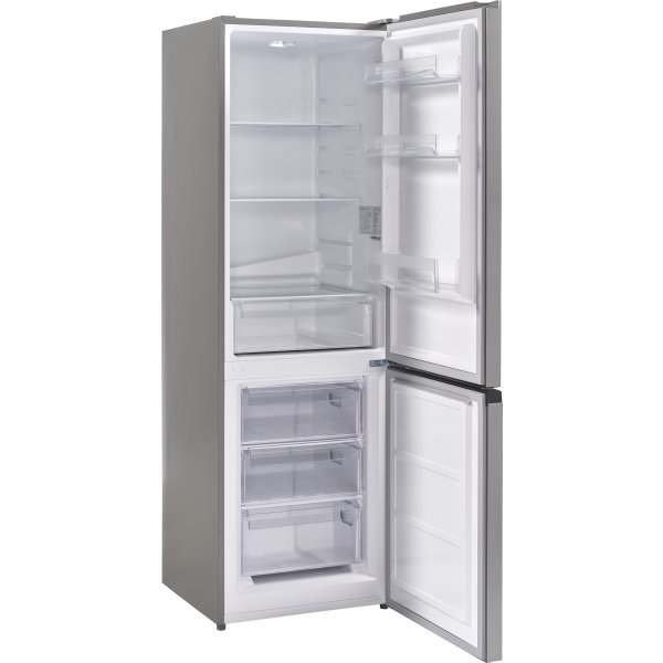 Scandomestic Køleskab/Fryser - CBF315XE, Sølv