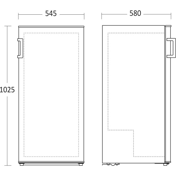 Scandomestic Fryser, Fritstående - FRF99WE