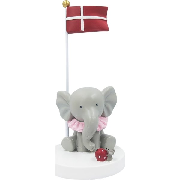 Kids By Friis Bordflag Elefant, Mus og Bold  H14,5