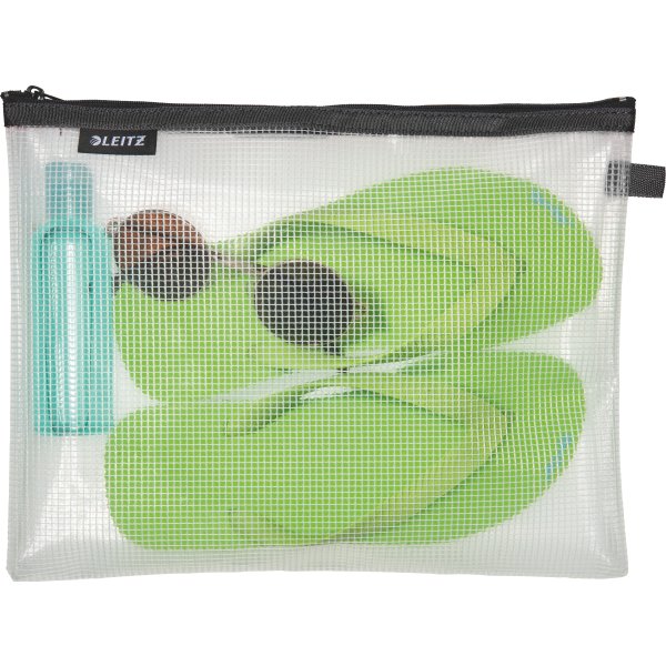 Leitz WOW Vandafvisende lynlåslomme | L | Sort