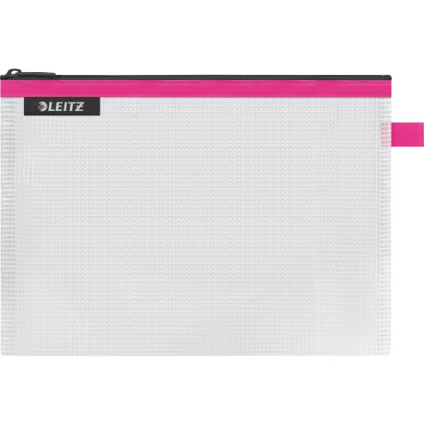 Leitz WOW Vandafvisende lynlåslomme | M | Pink