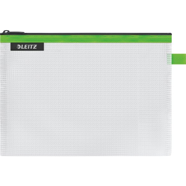 Leitz WOW Vandafvisende lynlåslomme | M | Grøn