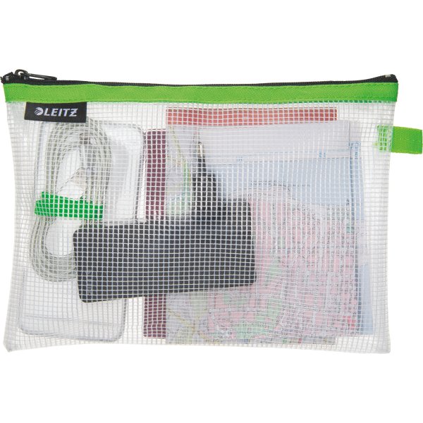 Leitz WOW Vandafvisende lynlåslomme | M | Grøn