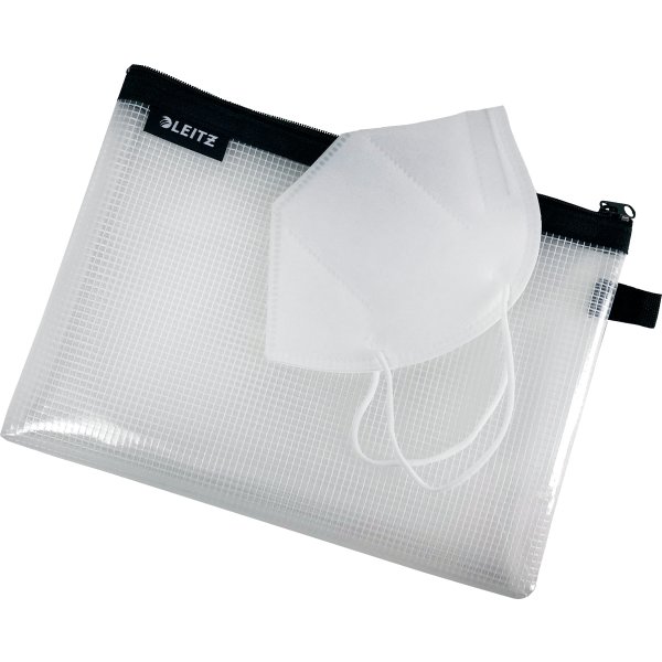 Leitz WOW Vandafvisende lynlåslomme | M | Sort