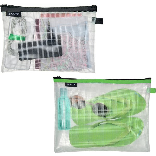 Leitz WOW Vandafvisende lynlåslomme | M | Sort