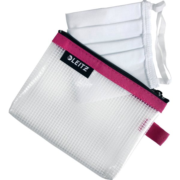 Leitz WOW Vandafvisende lynlåslomme | S | Pink