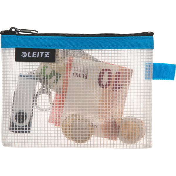 Leitz WOW Vandafvisende lynlåslomme | S | Blå