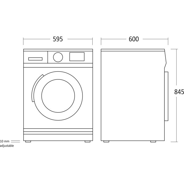 Scandomestic Tørretumbler med varmepumpe - TDH28WE