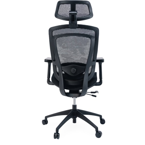 Severo kontorstol, fuld mesh, sort