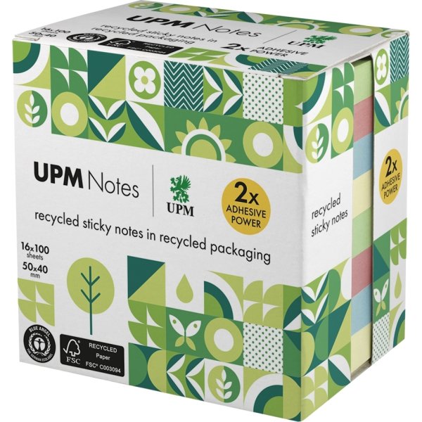 UPM Notes | 50x40 mm | Pastel mix