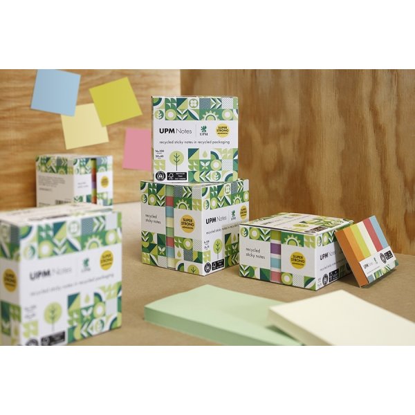 UPM Notes | 75x75 mm | Pastel gul