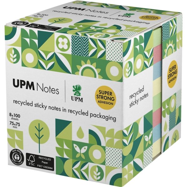 UPM Notes | 75x75 mm | Pastel mix