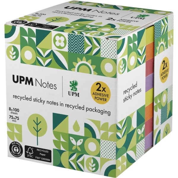 UPM Notes | 75x75 mm | Color mix